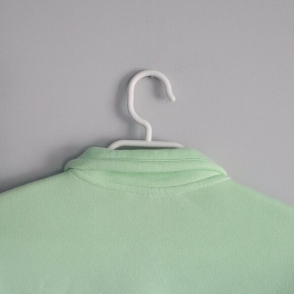 FWD Mens Green Sz XL All Year 1/2 Zip Sherpa Fleece Stretch Pullover Sweater - Picture 8 of 15